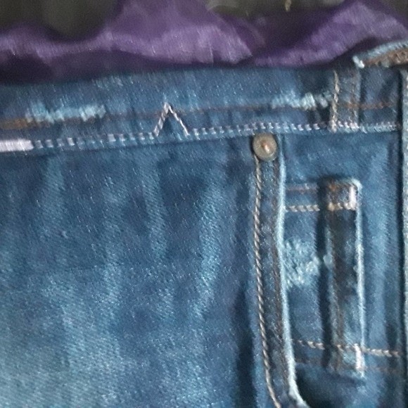 LUCKY BRAND Stark Sweet n Low Hipster Denim Jeans Size 28 Distressed Trendy Chic - Picture 6 of 8